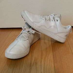 Boys White adidas sneakers